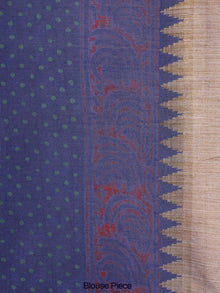 Multi Color Chanderi Hand Block Printed Saree With Geecha Border- S0317012