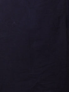 Red Indigo Ivory Hand Dyed Shibori  Cotton Mul Saree  - S031701352