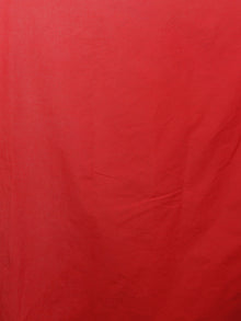 Red Ivory Hand Dyed Shibori  Cotton Mul Saree  - S031701354