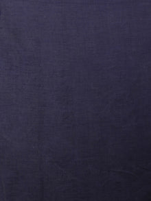 Red Ivory Indigo Hand Dyed Shibori  Cotton Mul Saree  - S031701358