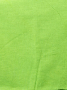 Pink Green Ivory Hand Shibori Dyed Cotton Saree - S031701373
