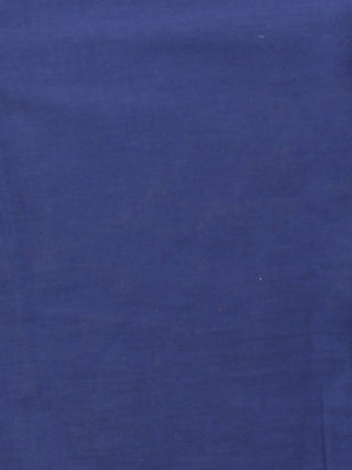 Orange Indigo Ivory Hand Shibori Dyed Cotton Saree - S031701380