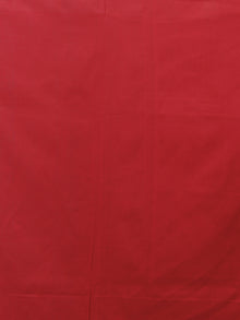 Black Red Maroon Ivory Grey Ikat Handwoven Pochampally Mercerized Cotton Saree - S031701438