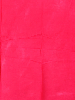 Indigo Pink White Hand Shibori Dyed Cotton Mul Saree  - S03170464