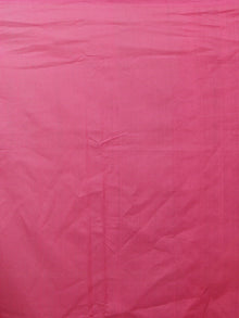 Black Pink Grey Ivory Handwoven Pochampally Mercerized Cotton Saree - S031701463