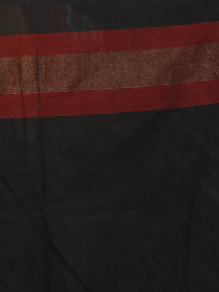 Blue Red Multi Color Handwoven Pochampally Mercerized Cotton Saree - S031701466