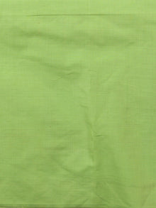Green Maroon Ivory Telia Rumal Double Ikat Handwoven Pochampally Mercerized Cotton Saree - S031701533