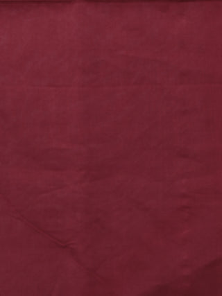 Black Maroon Ivory Telia Rumal Double Ikat Handwoven Pochampally Mercerized Cotton Saree - S031701539