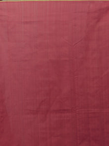 Ivory Black Blush Double Ikat Handwoven Pochampally Mercerized Cotton Saree - S031701541
