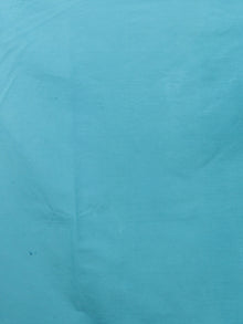 Green Blue Grey Ivory Hand Shibori Dyed Cotton Saree - S031701566