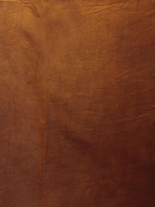 Mustard Ivory Hand Block Painted in Natural Colors Chanderi Saree - S031701782