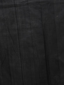 Sky Blue Ivory Black Ikat Handwoven Pochampally Mercerized Cotton Saree - S031701902