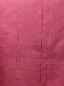 Pastel Pink Black Ivory Ikat Handwoven Pochampally Mercerized Cotton Saree - S031701909