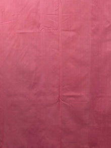 Black Pink Green Grey Ikat Handwoven Ganga Jamuna Border Cotton Saree - S031701925