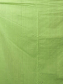 Pastel Pink Green Yellow Ikat Handwoven Ganga Jamuna Border Pochampally Cotton Saree - S031701936