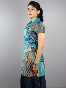 Multi Color Block Printed Kurti- K0517001