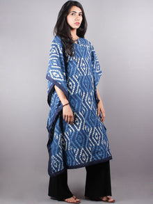 Indigo Hand Block Printed Kaftan - K1536F02
