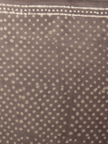 Kashish Ivory Hand Block Printed in Natural Colors Cotton Mul Saree - S031702014