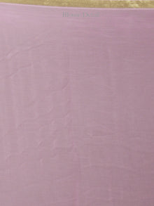 Magenta Yellow Hand Block Printed Chiffon Saree Without Blouse - S031702111