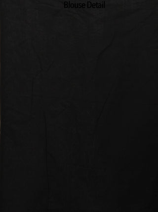 Orange Red Black Grey Ikat Handwoven Pochampally Mercerized Cotton Saree - S031702215