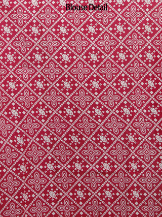 Yellow Ivory Hand Block Printed Cotton Saree With Kalamkari Printed Pallu - S031702424