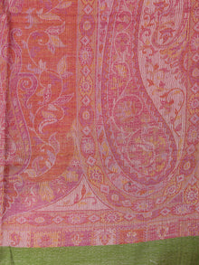 Green Multi Colour Pure Wool Jamawar Cashmere Stole from Kashmir - S6317116