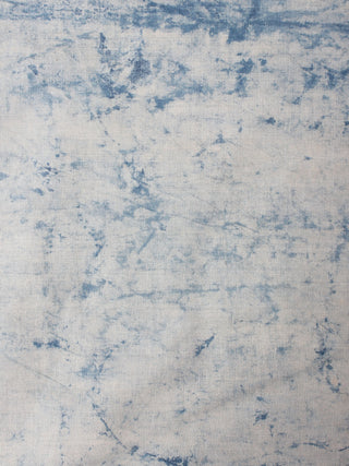 Indigo White Hand Printed Cotton Cambric Fabric Per Meter - F0916470