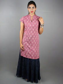 Pink Hand Block Printed Kurti- K0517005