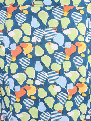 Multi Color Hand Block Printed Shirt- S3517007