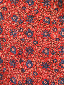Red Indigo Beige Ajrakh Hand Block Printed Kurta - K136f1773