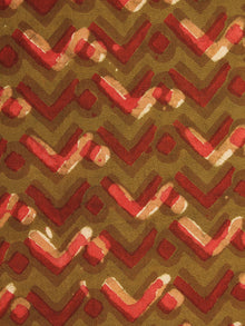 Multi Color Natural Dyed Hand Block Printed Cotton Fabric Per Meter - F0916246