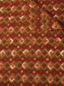 Multi Color Natural Dyed Hand Block Printed Cotton Fabric Per Meter - F0916247