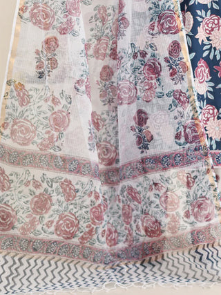 Jashn Falguni Kota Doria Dupatta