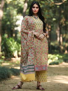 Rangrez Aaina - Set of Kurta Palazzo & Dupatta - KS58A2317D