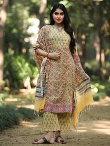 Rangrez Aaina - Set of Kurta Palazzo & Dupatta - KS58A2317D