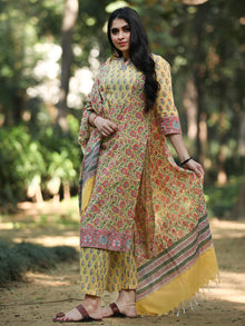 Rangrez Aaina - Set of Kurta Palazzo & Dupatta - KS58A2317D