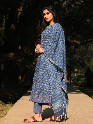 Jashn Shabina - Set of Anarkali Kurta Palazzo & Dupatta - KS29EXXXD
