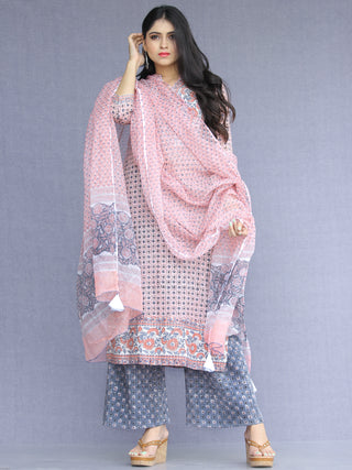 Jashn Faghir - Set of Kurta Palazzo & Dupatta - KS60A2179D