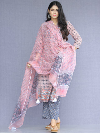 Jashn Faghir - Set of Kurta Palazzo & Dupatta - KS60A2179D