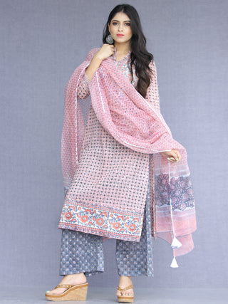 Jashn Faghir - Set of Kurta Palazzo & Dupatta - KS60A2179D
