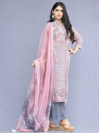 Jashn Faghir - Set of Kurta Palazzo & Dupatta - KS60A2179D