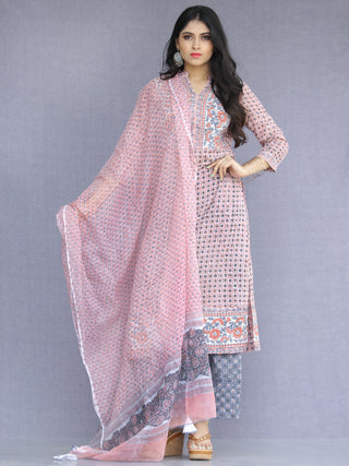Jashn Faghir - Set of Kurta Palazzo & Dupatta - KS60A2179D