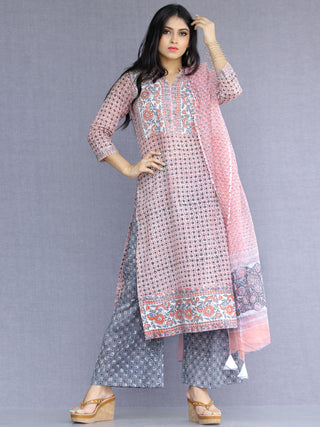 Jashn Faghir - Set of Kurta Palazzo & Dupatta - KS60A2179D
