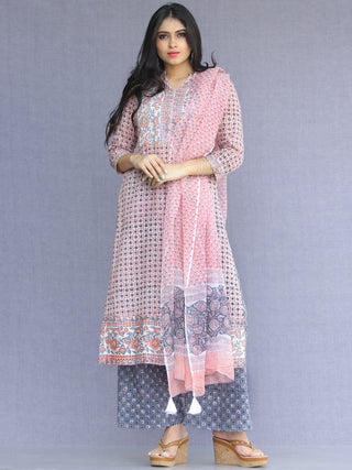 Jashn Faghir - Set of Kurta Palazzo & Dupatta - KS60A2179D