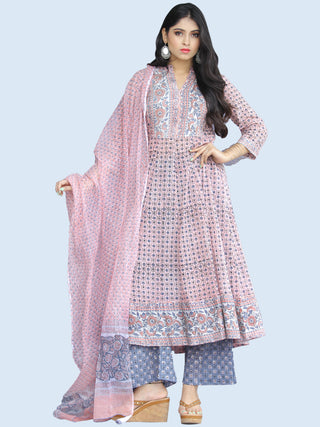 Jashn Farhat - Set of Kurta Palazzo & Dupatta - KS25A2179D