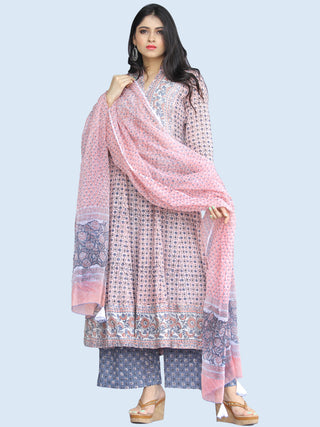 Jashn Farhat - Set of Kurta Palazzo & Dupatta - KS25A2179D