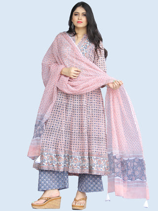 Jashn Farhat - Set of Kurta Palazzo & Dupatta - KS25A2179D