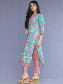 Jashn Gulnur - Set of Kurta Pants & Dupatta - KS60B2276D