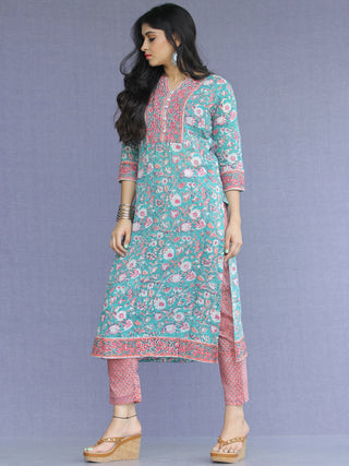 Jashn Gulnur - Set of Kurta Pants & Dupatta - KS60B2276D