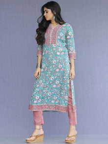 Jashn Gulnur - Set of Kurta Pants & Dupatta - KS60B2276D